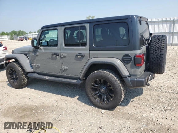 2018 Jeep Wrangler Unlimited Sahara with VIN 1C4HJXEG4JW241511, listed as a Copart auction lot 59003215 with 61,442 mi miles and Clean title. Bid and sale history available at DreamBid. Image 2.