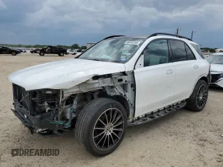 2022 Mercedes-Benz GLE 350 with VIN 4JGFB4KB2NA671936, listed as a Copart auction lot 56240195 with 46,039 mi miles and Salvage title. Bid and sale history available at DreamBid. Image 1.