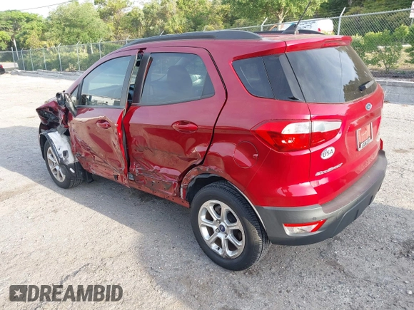 2020 Ford EcoSport SE z VIN MAJ3S2GE6LC365456, wystawiony jako IAAI lot #42084581 z przebiegiem 10 286 mil mil oraz . Historia ofert i sprzedaży dostępna na DreamBid. Obrazek 3.
