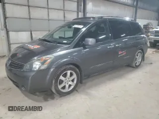 2007 Nissan Quest S with VIN 5N1BV28U07N132617, listed as a Copart auction lot 80720214 with 158,652 mi miles and Salvage Title. Bid and sale history available at carsss.com. Image 1.