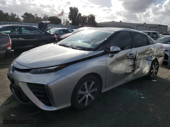 2017 Toyota Mirai with VIN JTDBVRBD2HA003602, listed as a Copart auction lot 40844474 with 67,746 mi miles. Bid and sale history available at carsss.com. Image 1.