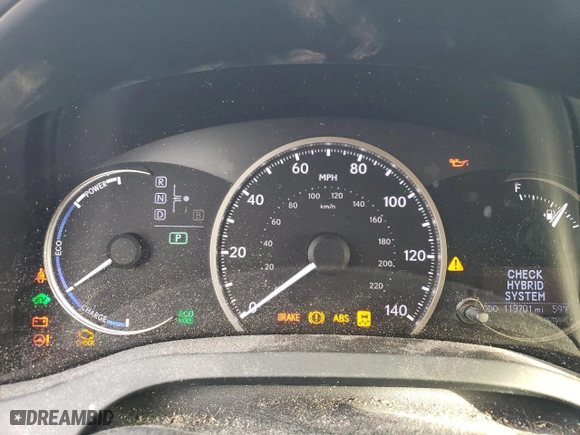2017 Lexus CT with VIN JTHKD5BH1H2297145, listed as a Copart auction lot 81454404 with 119,701 mi miles and Salvage Title. Bid and sale history available at carsss.com. Image 9.
