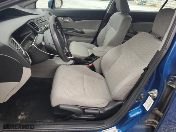 2014 Honda Civic Sedan LX with VIN 19XFB2F55EE015434, listed as a Copart auction lot 51239465 with 106,914 mi miles and Salvage Title. Bid and sale history available at carsss.com. Image 7.