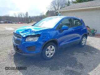 2015 Chevrolet Trax LS with VIN KL7CJKSBXFB235486, listed as a IAAI auction lot 41875595 with 125,301 mi miles. Bid and sale history available at carsss.com. Image 17.