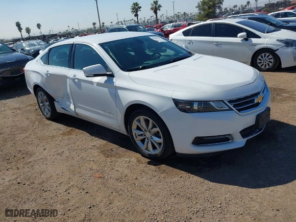 2018 Chevrolet Impala LT with VIN 2G1105S33J9173066, listed as a IAAI auction lot 41681090 with 105,686 mi miles. Bid and sale history available at carsss.com. Image 1.
