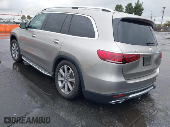 2022 Mercedes-Benz GLS with VIN 4JGFF5KE4NA747127, listed as a IAAI auction lot 41532980 with 47,798 mi miles. Bid and sale history available at carsss.com. Image 3.