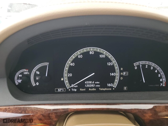 2012 Mercedes-Benz S-Class S 550 with VIN WDDNG9EB9CA450556, listed as a Copart auction lot 53244175 with 120,283 mi miles and Salvage Title. Bid and sale history available at carsss.com. Image 9.