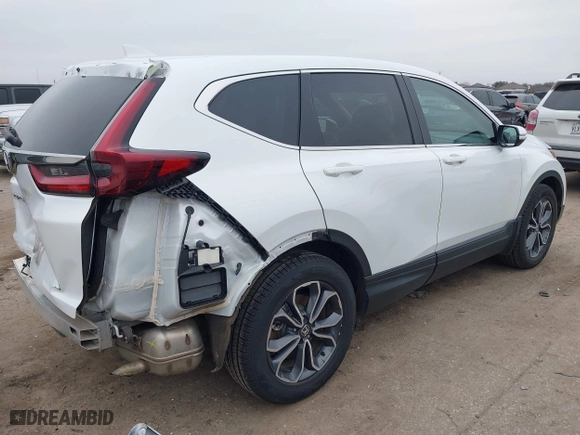 2022 Honda CR-V EX-L with VIN 7FARW1H87NE014142, listed as a IAAI auction lot 41579387 with 22,355 mi miles. Bid and sale history available at carsss.com. Image 4.