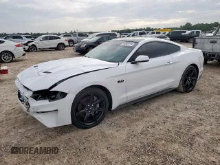 2019 Ford Mustang GT with VIN 1FA6P8CFXK5156823, listed as a Copart auction lot 64092215 with 29,224 mi miles and Salvage title. Bid and sale history available at DreamBid. Image 1.