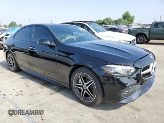 2024 Mercedes-Benz C 300 z VIN W1KAF4HB2RR190933, wystawiony jako Copart lot #62954185 z przebiegiem 2 745 mil mil oraz Szkoda całkowita • Salvage title. Historia ofert i sprzedaży dostępna na DreamBid. Obrazek 4.
