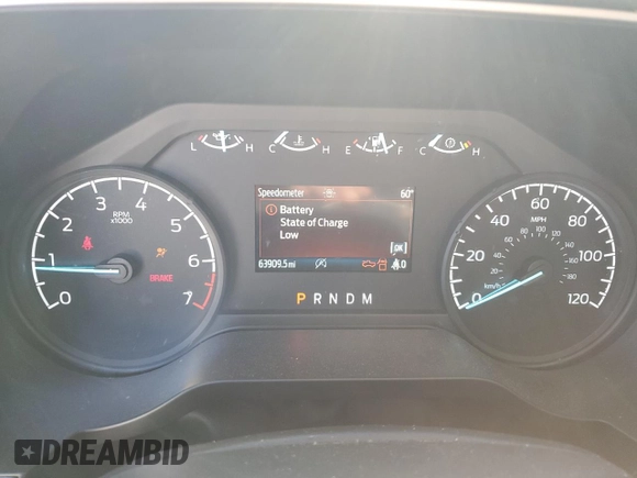 2023 Ford F-150 XL with VIN 1FTEX1CP3PKE58842, listed as a Copart auction lot 44503125 with 63,909 mi miles and Salvage title. Bid and sale history available at DreamBid. Image 9.