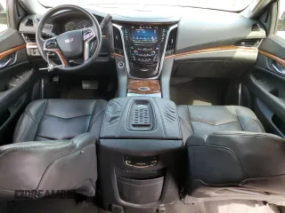 2015 Cadillac Escalade ESV Luxury with VIN 1GYS4SKJ3FR646095, listed as a Copart auction lot 52110345 with 89,818 mi miles and Salvage title. Bid and sale history available at DreamBid. Image 8.
