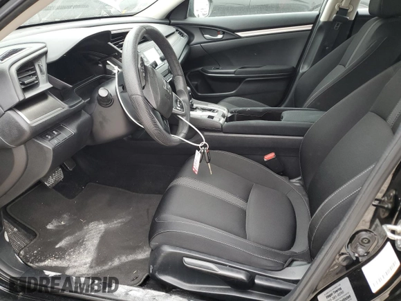 2019 Honda Civic LX with VIN 2HGFC2F60KH505609, listed as a Copart auction lot 50905455 with 101,807 mi miles and Salvage Title. Bid and sale history available at DreamBid. Image 7.