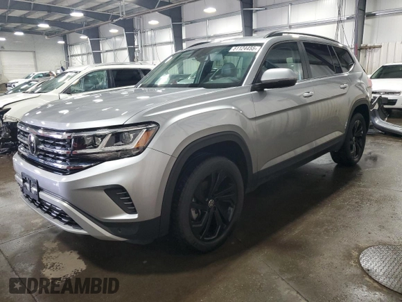 2023 Volkswagen Atlas 3.6L V6 SE w/Technology with VIN 1V2HR2CA5PC501045, listed as a Copart auction lot 51124455 with 28,020 mi miles and Salvage Title. Bid and sale history available at carsss.com. Image 1.