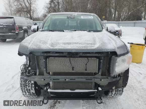 2016 GMC Canyon 4WD SLT with VIN 1GTP6DE18G1378027, listed as a Copart auction lot 42286415 with 98,892 mi miles and Clean Title. Bid and sale history available at carsss.com. Image 5.