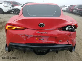 2023 Toyota GR Supra 3.0 with VIN WZ1DB0G08PW056651, listed as a Copart auction lot 85150754 with 31,194 mi miles and Salvage Title. Bid and sale history available at carsss.com. Image 6.