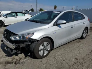 2017 Hyundai Ioniq Blue with VIN KMHC65LC4HU039513, listed as a Copart auction lot 44411035 with 125,935 mi miles and Salvage Title. Bid and sale history available at DreamBid. Image 1.