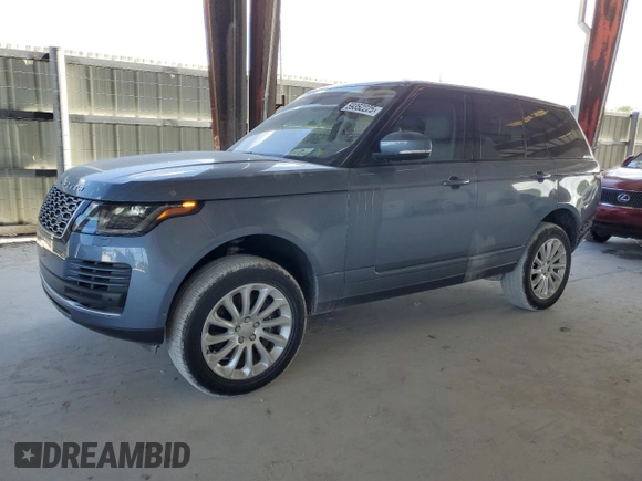 2020 Land Rover Range Rover with VIN SALGS4RY6LA404694, listed as a Copart auction lot 59352225 with 47,938 mi miles and Salvage title. Bid and sale history available at DreamBid. Image 1.