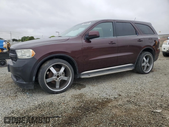 2012 Dodge Durango SXT with VIN 1C4RDHAG3CC146823, listed as a Copart auction lot 59989335 with 131,849 mi miles and Clean title. Bid and sale history available at DreamBid. Image 1.