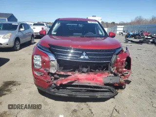 2022 Mitsubishi Outlander ES with VIN JA4J4TA84NZ033448, listed as a Copart auction lot 49870585 with 24,017 mi miles and Salvage Title. Bid and sale history available at carsss.com. Image 5.
