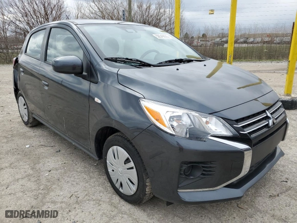 2024 Mitsubishi Mirage ES with VIN ML32AUHJ4RH021705, listed as a Copart auction lot 50549055 with 8,786 mi miles and Non Repairable. Bid and sale history available at carsss.com. Image 4.