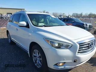 2014 Infiniti QX60 with VIN 5N1AL0MN2EC529288, listed as a IAAI auction lot 42137101 with 147,472 mi miles. Bid and sale history available at carsss.com. Image 1.