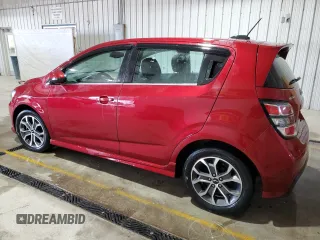 2019 Chevrolet Sonic LT with VIN 1G1JD6SB8K4106291, listed as a Copart auction lot 46584805 with 53,366 mi miles and Salvage title. Bid and sale history available at DreamBid. Image 2.