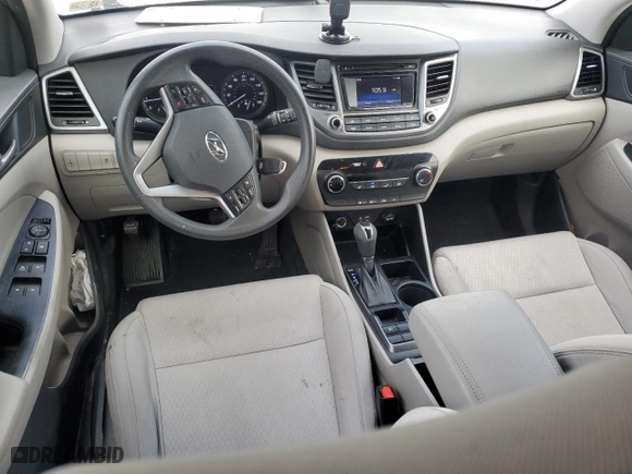 2017 Hyundai Tucson SE with VIN KM8J23A42HU527359, listed as a Copart auction lot 41763915 with 63,378 mi miles and Salvage Title. Bid and sale history available at carsss.com. Image 8.