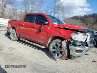 2022 Ram 1500 Big Horn with VIN 1C6RRFFG3NN455883, listed as a Copart auction lot 45040585 with 28,973 mi miles and Salvage Title. Bid and sale history available at carsss.com. Image 4.