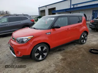 2017 Kia Soul + with VIN KNDJP3A57H7436343, listed as a Copart auction lot 51953715 with 56,532 mi miles and Clean Title. Bid and sale history available at carsss.com. Image 1.