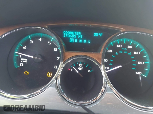 2012 Buick Enclave Premium with VIN 5GAKRDED8CJ385969, listed as a IAAI auction lot 42194089 with 170,603 mi miles and . Bid and sale history available at carsss.com. Image 7.