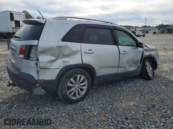 2011 Kia Sorento EX with VIN 5XYKU3A17BG151405, listed as a Copart auction lot 47607445 with 122,932 mi miles and Salvage Title. Bid and sale history available at carsss.com. Image 3.