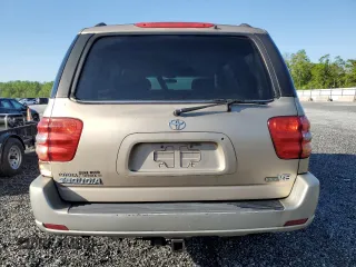 2003 Toyota Sequoia SR5 with VIN 5TDZT34A43S203154, listed as a Copart auction lot 52045635 with 304,402 mi miles and Salvage Title. Bid and sale history available at carsss.com. Image 6.