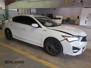 2019 Acura ILX w/Premium/A-Spec Pkg with VIN 19UDE2F8XKA008391, listed as a Copart auction lot 63938363 with 93,870 mi miles. Bid and sale history available at carsss.com. Image 4.