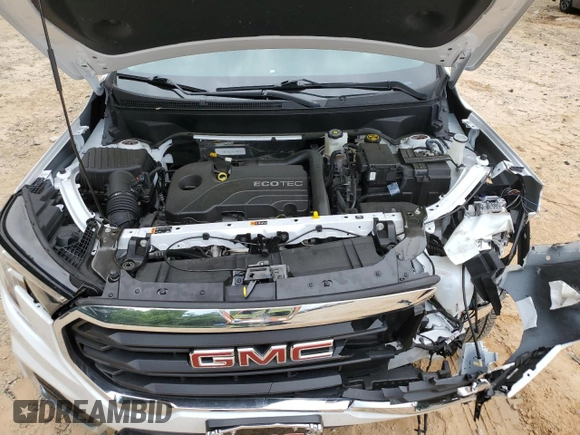 2022 GMC Terrain SLE with VIN 3GKALMEV1NL149023, listed as a Copart auction lot 58888875 with 22,071 mi miles and Salvage title. Bid and sale history available at DreamBid. Image 12.