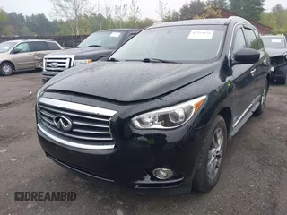 2013 Infiniti JX35 z VIN 5N1AL0MM2DC326276, wystawiony jako IAAI lot #42224710 z przebiegiem 106 508 mil mil oraz . Historia ofert i sprzedaży dostępna na DreamBid. Obrazek 6.