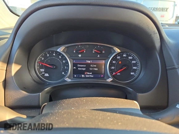 2022 GMC Terrain SLT with VIN 3GKALVEV2NL161509, listed as a IAAI auction lot 42678007 with 55,419 mi miles and . Bid and sale history available at DreamBid. Image 24.