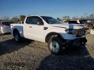 2020 Ford Ranger XL with VIN 1FTER1FH4LLA44004, listed as a Copart auction lot 50597155 with 59,173 mi miles and Salvage Title. Bid and sale history available at carsss.com. Image 4.