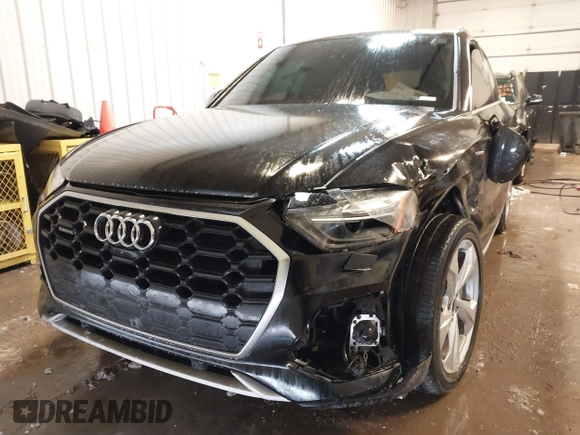2023 Audi Q5 S line Prestige with VIN WA1FAAFY4P2063959, listed as a IAAI auction lot 41615330 with 38,991 mi miles and . Bid and sale history available at DreamBid. Image 12.
