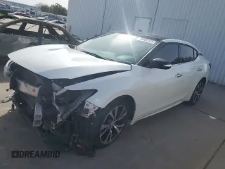 2017 Nissan Maxima SV with VIN 1N4AA6AP8HC426308, listed as a Copart auction lot 49900155 with 105,638 mi miles and Salvage Title. Bid and sale history available at DreamBid. Image 1.
