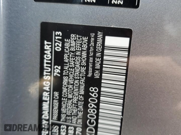 2013 Mercedes-Benz C 250 z VIN WDDGJ4HBXDG089068, wystawiony jako Copart lot #59418245 z przebiegiem 87 912 mil mil oraz Szkoda całkowita • Salvage title. Historia ofert i sprzedaży dostępna na DreamBid. Obrazek 13.