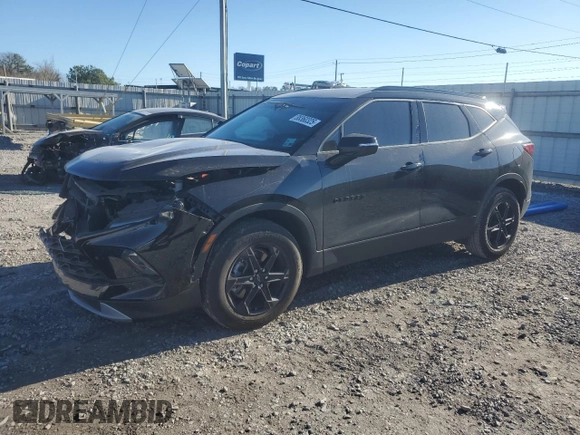 2023 Chevrolet Blazer LT with VIN 3GNKBDRS8PS181244, listed as a Copart auction lot 88360325 with 34,254 mi miles and Salvage title. Bid and sale history available at DreamBid. Image 1.