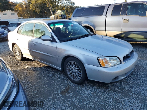 2003 Subaru Legacy L с VIN 4S3BE635337216778, выставлен на аукционе Copart как лот 79542204 с пробегом 161 388 миль миль и Списание • Salvage title. История ставок и продаж доступна на DreamBid. Изображение 4.