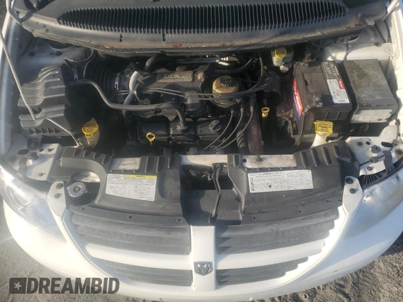 2005 Dodge Caravan SXT with VIN 2D4GP44L45R585381, listed as a Copart auction lot 66082085 with 195,700 mi miles and Salvage title. Bid and sale history available at DreamBid. Image 12.