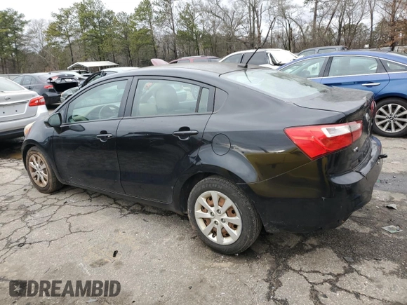 2014 Kia Rio LX with VIN KNADM4A37E6347641, listed as a Copart auction lot 41618805 with 143,921 mi miles and Clean Title. Bid and sale history available at DreamBid. Image 2.