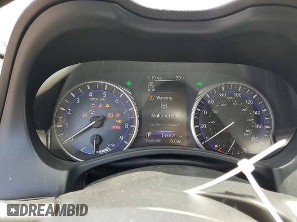 2014 Infiniti Q50 Hybrid Premium с VIN JN1AV7APXEM691616, выставлен на аукционе Copart как лот 51646095 с пробегом 133 670 миль миль и Чистый • Clean title. История ставок и продаж доступна на DreamBid. Изображение 9.