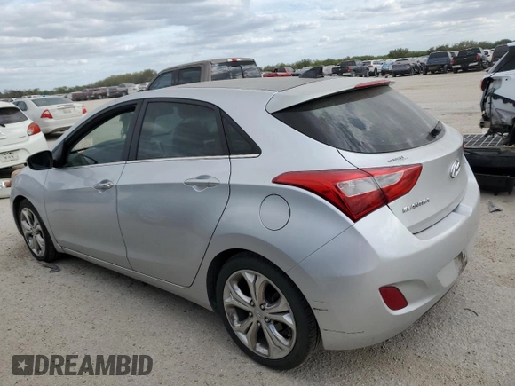 2013 Hyundai Elantra GT with VIN KMHD35LEXDU120945, listed as a Copart auction lot 76704754 with 107,043 mi miles and Salvage Title. Bid and sale history available at carsss.com. Image 2.