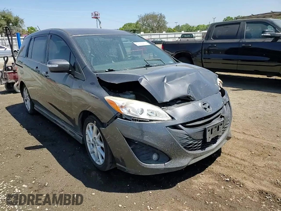 2015 Mazda 5 Touring with VIN JM1CW2CL2F0188459, listed as a Copart auction lot 67553274 with 185,581 mi miles and Salvage Title. Bid and sale history available at DreamBid. Image 12.