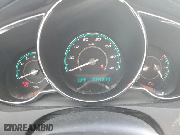 2012 Chevrolet Malibu 1LT with VIN 1G1ZC5E05CF177268, listed as a Copart auction lot 54418095 with 153,479 mi miles and Salvage Title. Bid and sale history available at DreamBid. Image 9.