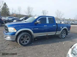 2010 Dodge Ram 1500 Laramie with VIN 1D7RV1GTXAS150532, listed as a IAAI auction lot 42010395 with 142,776 mi miles. Bid and sale history available at carsss.com. Image 14.